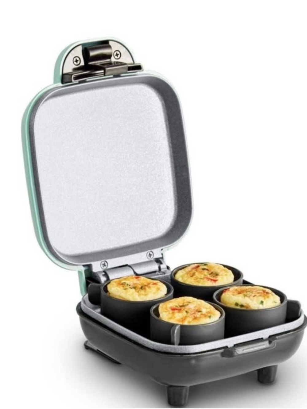 New Dash Egg Bite Maker -
Aqua: 4-Egg Cooker, Electric Egg Cooker, Dishwasher ok